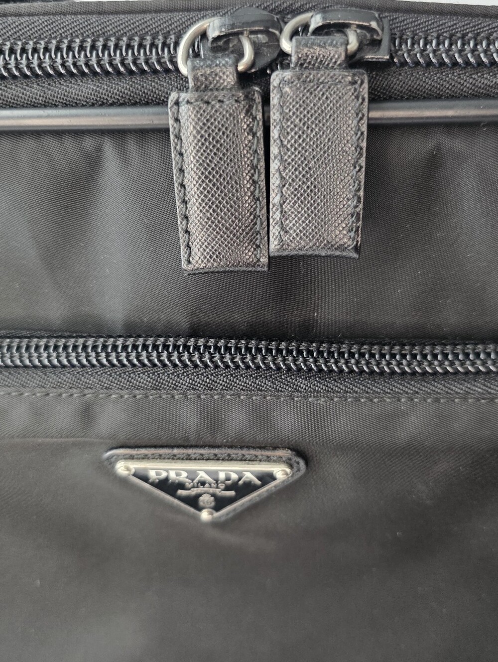 Authentic Prada Black Nylon 2-Way Briefcase/Laptop Bag - Picture 7 of 16